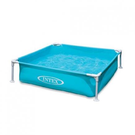 Intex mini frame zwembad 122x122x30 cm | blauw