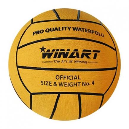 Winart waterpolobal Pro, geel, maat 4