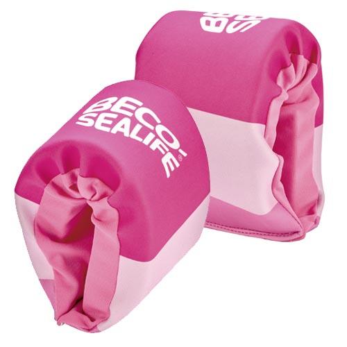 BECO-SEALIFE® zwemset, zwembandjes en zwemgordel, roze, 15-30 kg