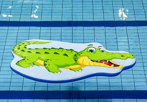 Zwemvlot krokodil, 220x120x10 cm