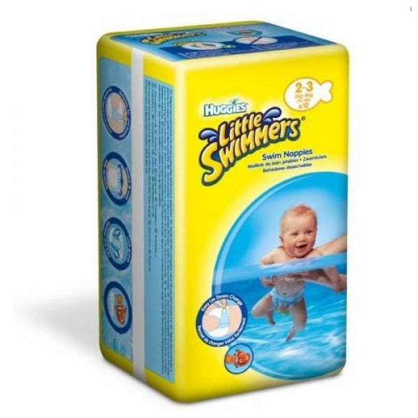 impliciet Brandweerman Intrekking Huggies Little Swimmers luiers, maat 2/3 - 3-7 kg, verpakking 12 stuks