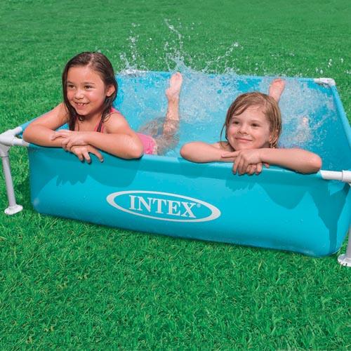 Intex mini frame zwembad, 122x122x30 cm