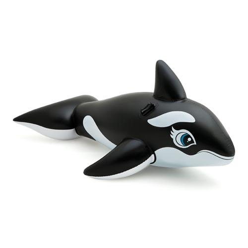 Intex walvis ride-on, zwart, 193x119 cm