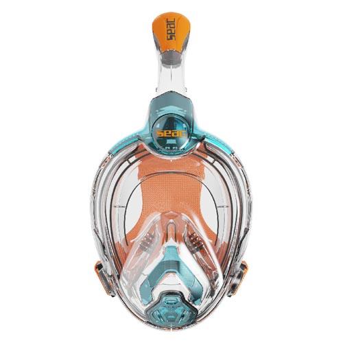 Ham In de meeste gevallen Gloed SEAC snorkelmasker Libera, junior 6+, blauw/oranje