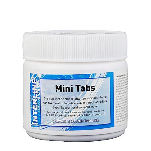 Interline chloortabletten mini-tabs, 2,7 gram - 180 tabletten