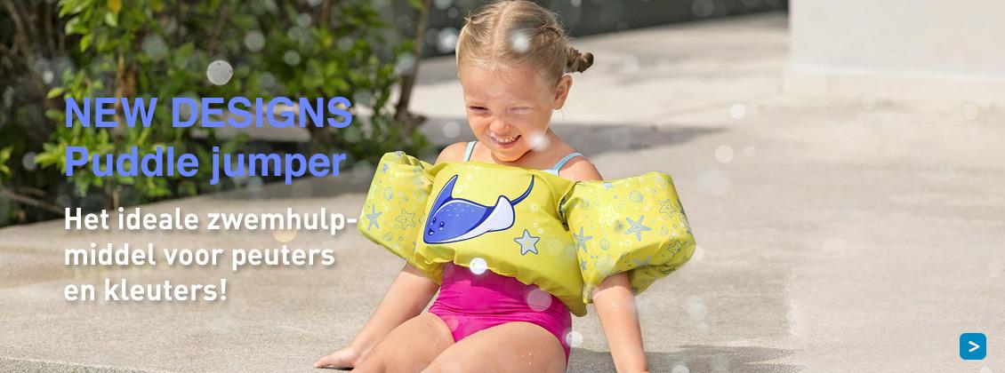 New designs Puddle jumper | het ideale zwemhulpmiddel voor peuters en kleuters!