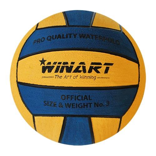 Winart waterpolobal Pro, geel/blauw, maat 3 c448c67c8387d22e44c1e1412702fc59