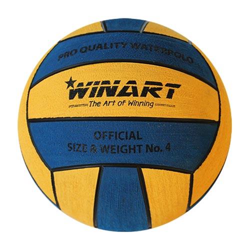 Winart waterpolobal Pro, geel/blauw, maat 4 bac96d48187428504c3048ef16cee3c1