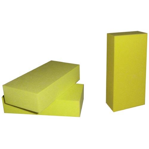 Waterblokje, 18x9x4,2 cm, per stuk, geel