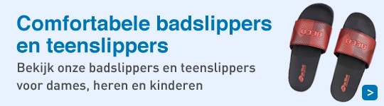 Bekijk onze badslippers en teenslippers voor dames, heren en kinderen