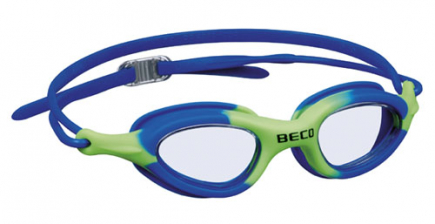 BECO kinder zwembril Biarritz 8+ | blauw/groen