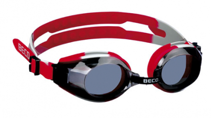 BECO zwembril Arica | rood/grijs