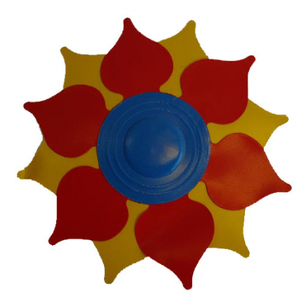 Opduikfiguur, pvc, per stuk, bloem