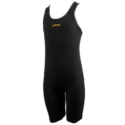 Finis Fuse junior kneeskin badpak, zwart