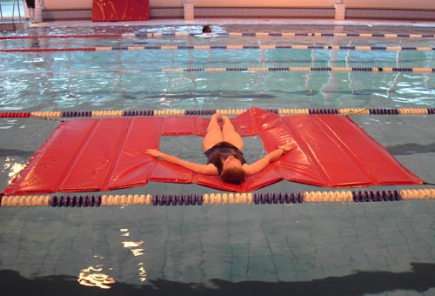Wakmatras L | 340x200x3 cm | rood