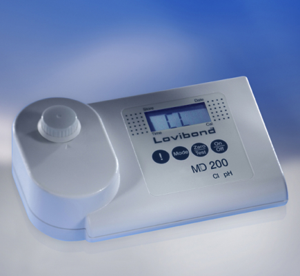 Lovibond MD 200 5 in 1 photometer - chloor - pH - buffercapaciteit - cyanuurzuur - calciumhardheid