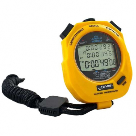 Finis 3x300m stopwatch | geel