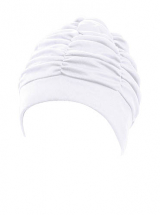 BECO dames badmuts | stof | grote pasvorm | wit