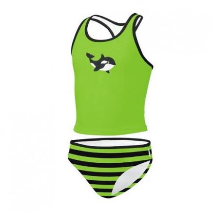 BECO-SEALIFE uv-tankini, groen/zwart