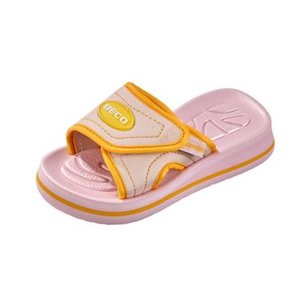BECO kinder badslippers | roze/oranje