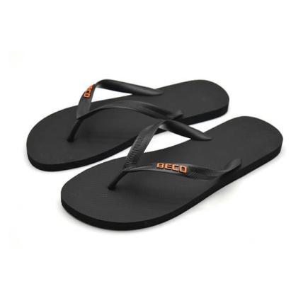 BECO heren teenslippers | zwart