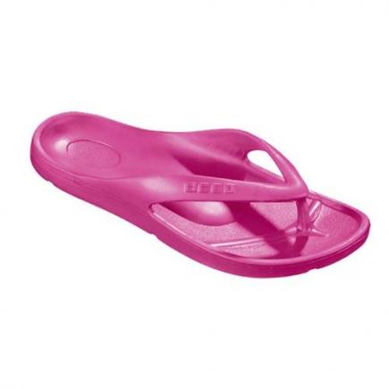 BECO dames teenslippers | roze