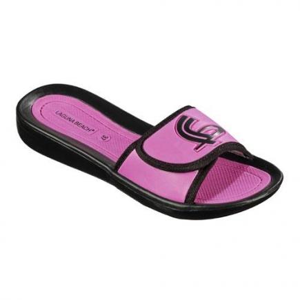 BECO dames badslippers, roze