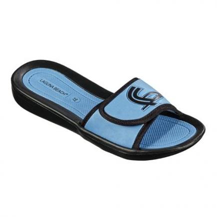 BECO dames badslippers, turqouise