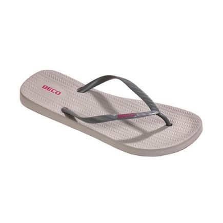 Beco dames teenslippers Sunshine | grijs