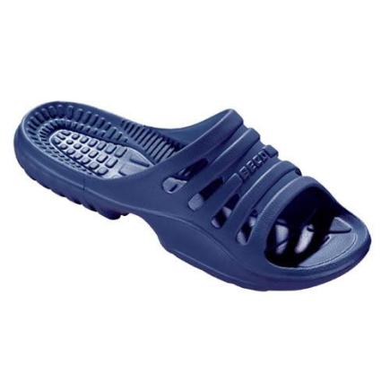 BECO dames badslippers | donkerblauw