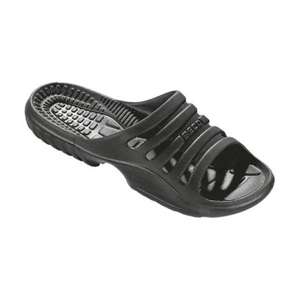 BECO heren badslippers | zwart