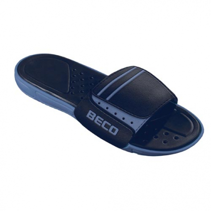 BECO heren slippers, blauw