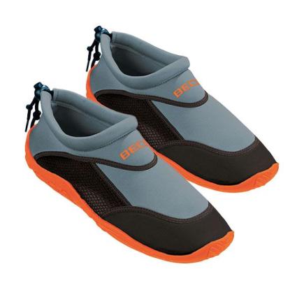 BECO neopreen waterschoenen | grijs/oranje