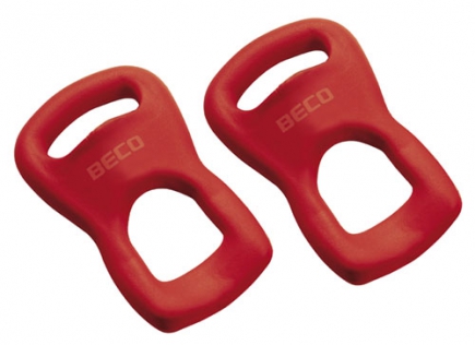BECO aqua kickboxing handschoenen | rood