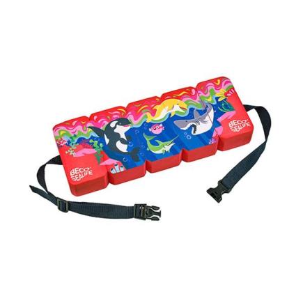 BECO-SEALIFE® zwemgordel met 5 drijvers | rood | 19-30 kg - 2-6 jaar