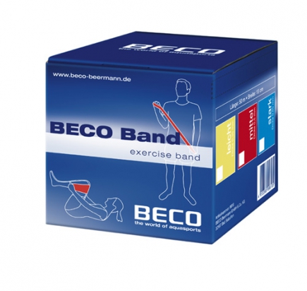 BECO band, elastiek band, latex, dispenser doos