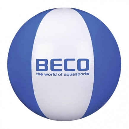 BECO strandbal | wit/blauw