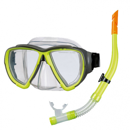 BECO snorkelset Porto | geel**
