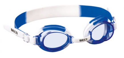 BECO kinder zwembril Halifax, wit/blauw, 8+