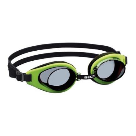 BECO kinder zwembril Malibu | groen/zwart | 12+**