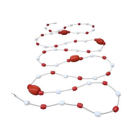 Afscheidingslijn Monaco | op touw | per meter | zonder eind afwerking