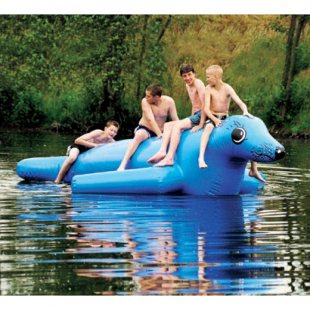 Opblaasbare zeehond, 550x230x80 cm