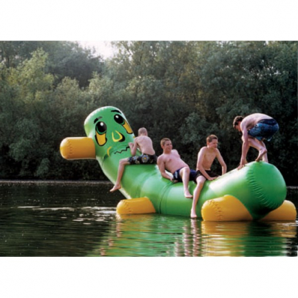 Opblaasbare schommelworm, 600x240x80 cm