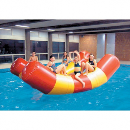 Opblaasbare twin swing, 600x280x80 cm