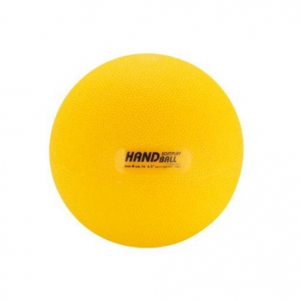 Gymnic softplay handbal ø 16 cm, geel