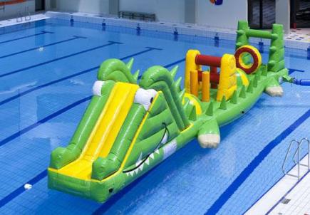 Zwembad run krokodil, 12,0x2,0x2,1 meter