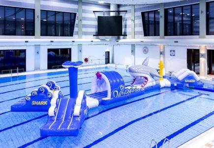 Dubbele haairun, 16,0x6,5x3,1 meter