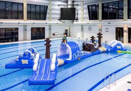 Dubbele piratenrun, 16,0x6,5x3,1 meter