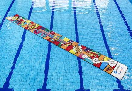 Waterloopmat Comic Run, 10 meter