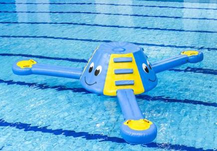 Octopus eiland, 550x675x100 cm